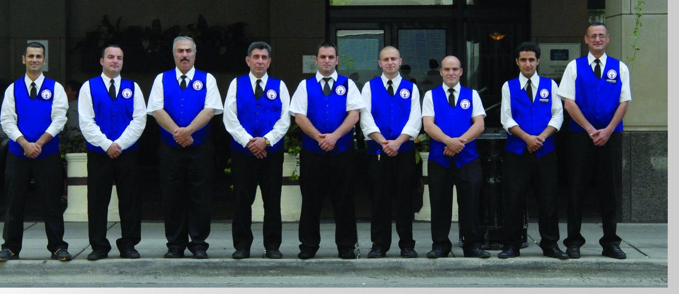 The Valet Chicago team in uniform